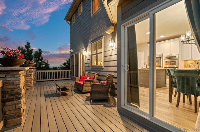3041 Starling Ct, Castle Rock, CO 80109 - view of wooden deck