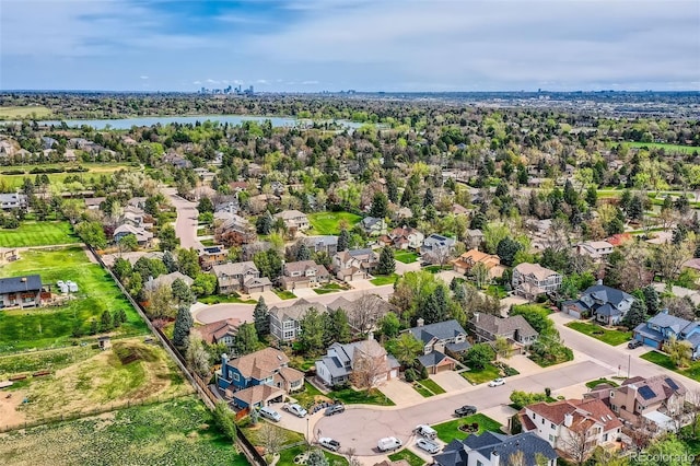 5305 W Lake Pl, Littleton, CO 80123 - aerial view of residential area with a large body of water