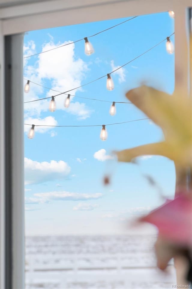exterior space featuring a water view