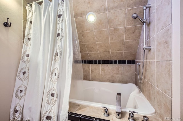 1065 6th St, Berthoud, CO 80513 - bathroom featuring shower / bathtub combination with curtain