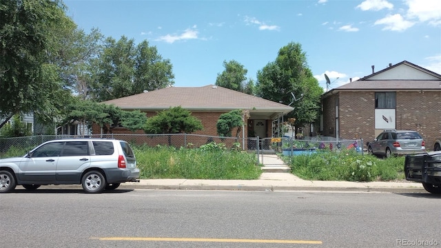 view of front of home