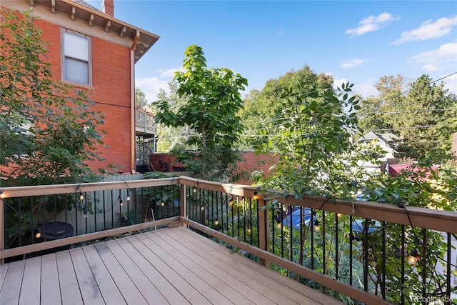 1355 N Franklin St Unit 5, Denver, CO 80218 - view of wooden terrace