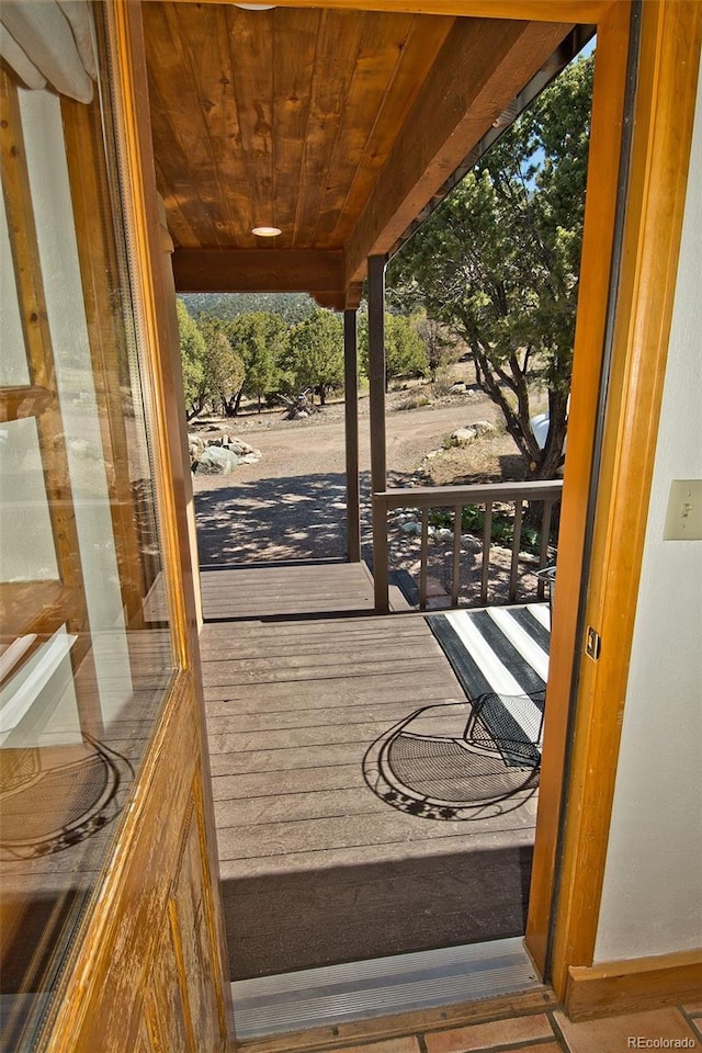 4417 Twinview Ct, Crestone, CO 81131 - view of wooden deck