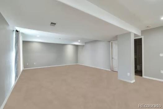 4630 Whitehall Ln, Highlands Ranch, CO 80126 - finished below grade area with light carpet and recessed lighting