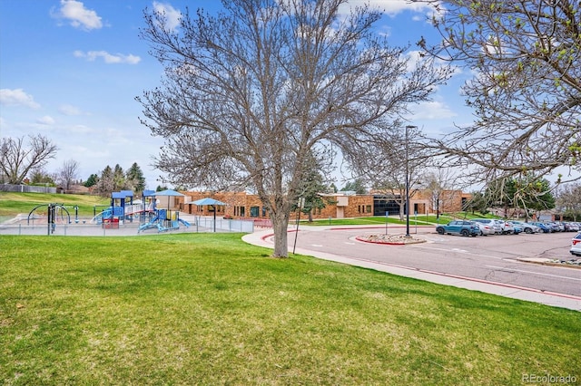 exterior space with playground community