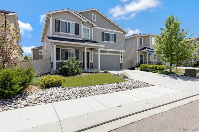 10869 Traders Pkwy, Fountain, CO 80817 - view of front of property with a garage and driveway