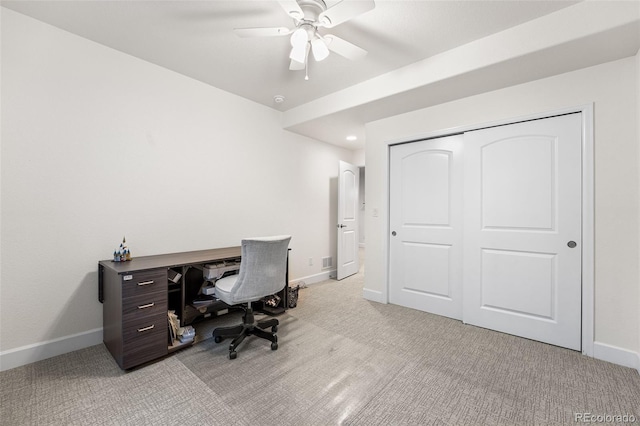 14805 Quince Way, Thornton, CO 80602 - office space with light carpet and a ceiling fan