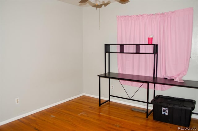 2308 Lelaray St, Colorado Springs, CO 80909 - bedroom with wood finished floors and baseboards