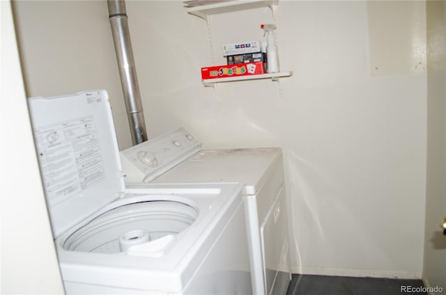 2308 Lelaray St, Colorado Springs, CO 80909 - washroom with washing machine and dryer