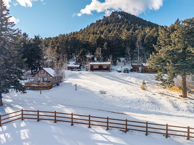 8537 S Doubleheader Hwy, Morrison, CO 80465 - view of mountain background featuring a forest