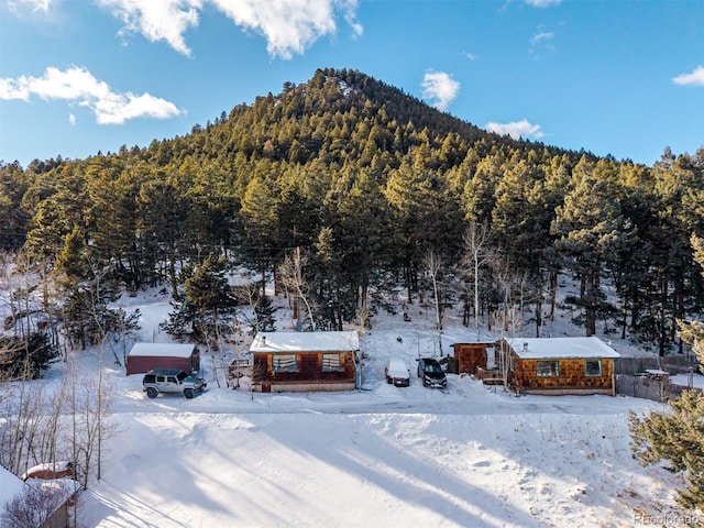 8537 S Doubleheader Hwy, Morrison, CO 80465 - view of mountain backdrop featuring a forest