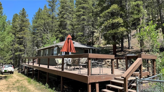 582 Pactolus Lake Rd, Black Hawk, CO 80422 - view of deck