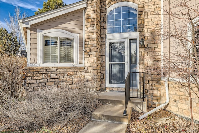 view of property entrance