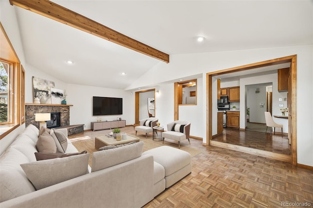 4631 Ashfield Dr, Boulder, CO 80301 - living room with a fireplace and recessed lighting