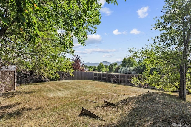 4631 Ashfield Dr, Boulder, CO 80301 - view of yard with a mountain view