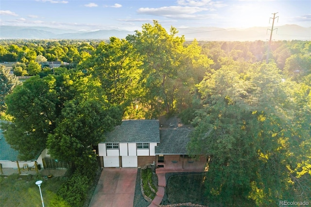 4631 Ashfield Dr, Boulder, CO 80301 - view from above of property featuring a forest