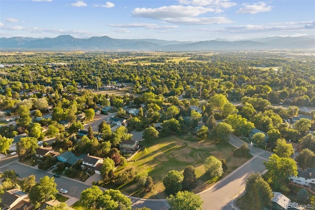 4631 Ashfield Dr, Boulder, CO 80301 - drone / aerial view of a mountain backdrop