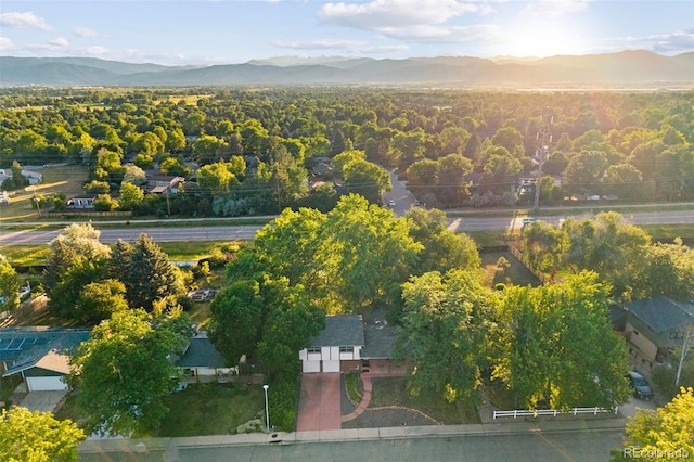4631 Ashfield Dr, Boulder, CO 80301 - bird's eye view of a mountain backdrop