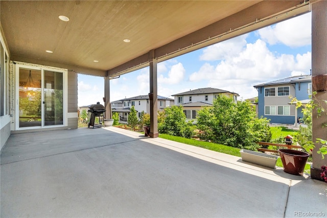 9476 Juniper Way, Arvada, CO 80007 - view of patio featuring a residential view and grilling area