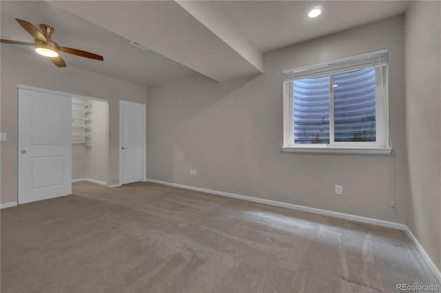9476 Juniper Way, Arvada, CO 80007 - carpeted spare room featuring ceiling fan and recessed lighting