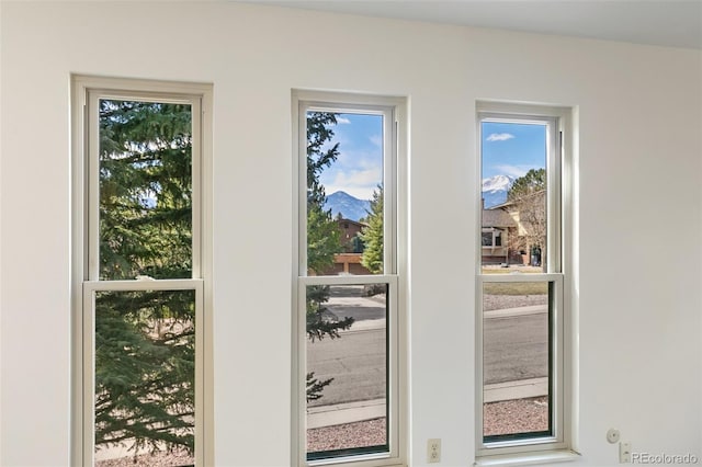 view of doorway to outside