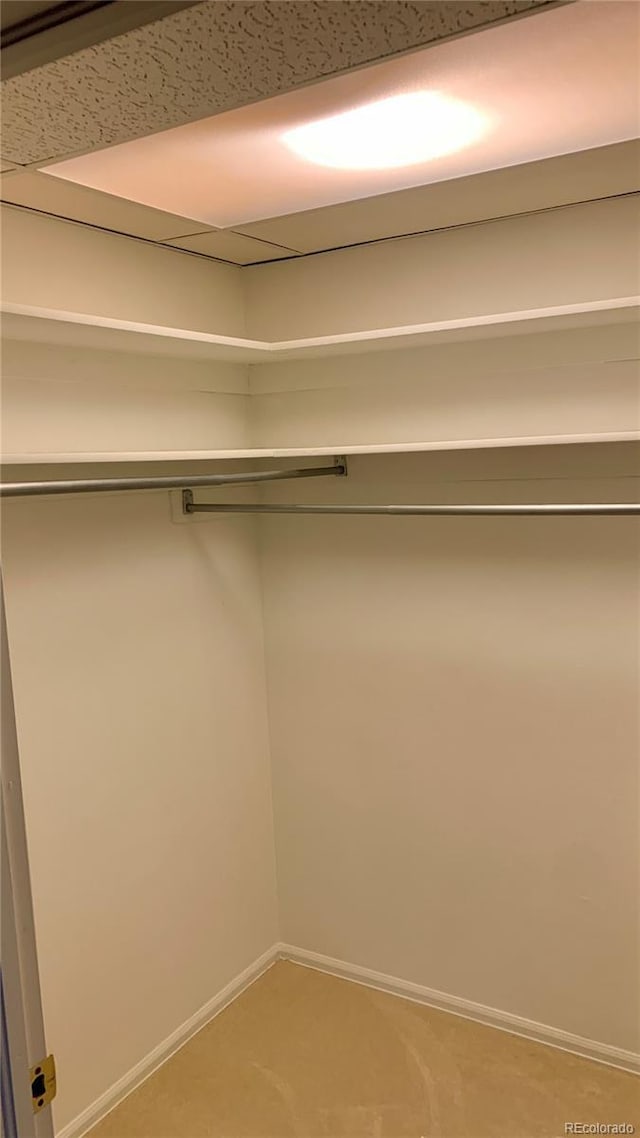 view of closet