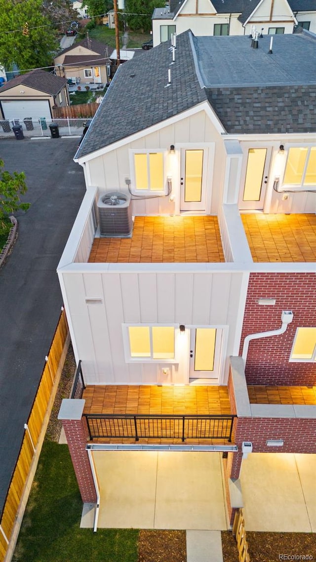1052 N Knox Ct, Denver, CO 80204 - view from above of property