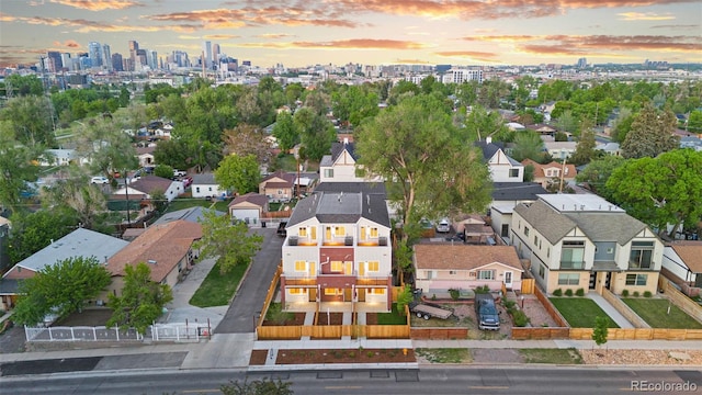 1052 N Knox Ct, Denver, CO 80204 - aerial view of residential area