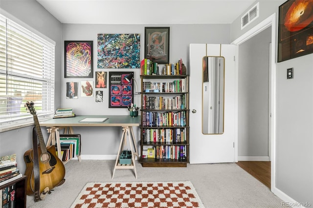 3202 S Dahlia St, Denver, CO 80222 - carpeted office featuring baseboards