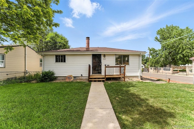 4505 W Gill Pl, Denver, CO 80219 - view of front of home featuring a deck