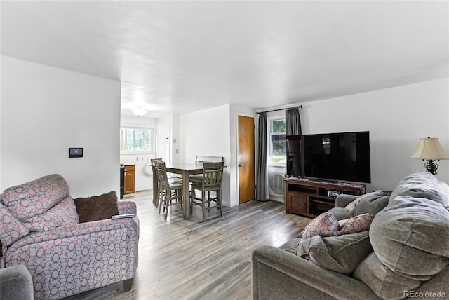 4505 W Gill Pl, Denver, CO 80219 - living room with light wood finished floors
