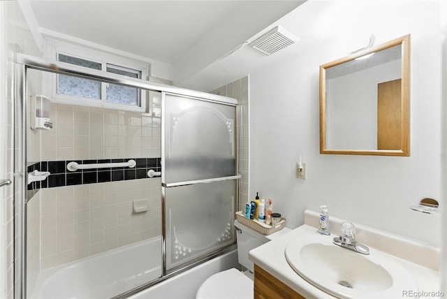 4505 W Gill Pl, Denver, CO 80219 - full bath with vanity and bath / shower combo with glass door