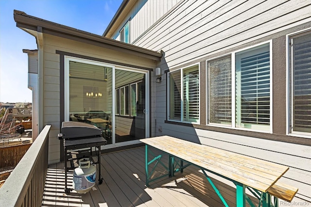 11046 Pastel Pt, Parker, CO 80134 - view of wooden deck
