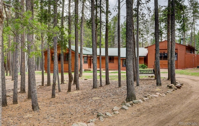 9123 Booker Ln, Conifer, CO 80433 - view of yard featuring driveway