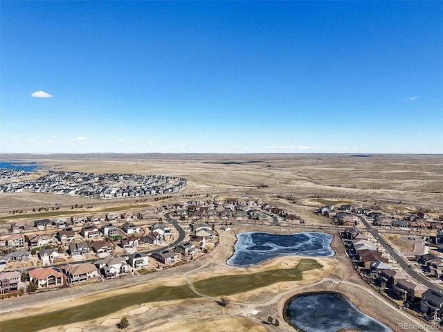 bird's eye view featuring a residential view