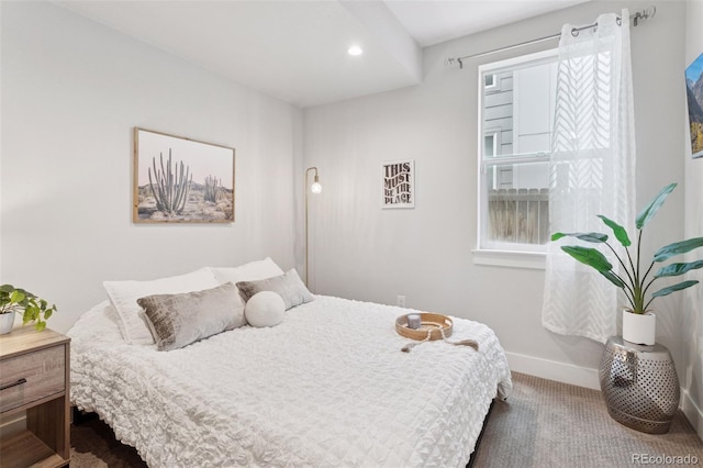 1836 Grove St Unit 108, Denver, CO 80204 - bedroom with carpet, baseboards, and recessed lighting