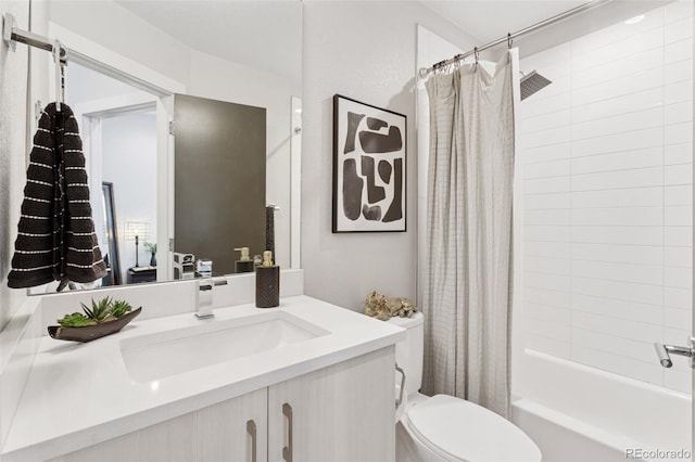 1836 Grove St Unit 108, Denver, CO 80204 - bathroom featuring toilet, vanity, and shower / tub combo