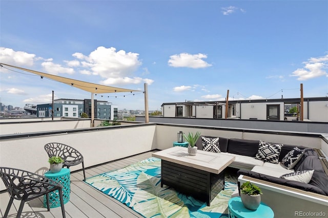 1836 Grove St Unit 108, Denver, CO 80204 - deck featuring an outdoor hangout area
