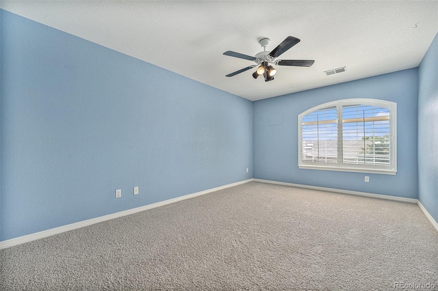 10155 Charissglen Ln, Littleton, CO 80126 - carpeted empty room featuring baseboards and ceiling fan