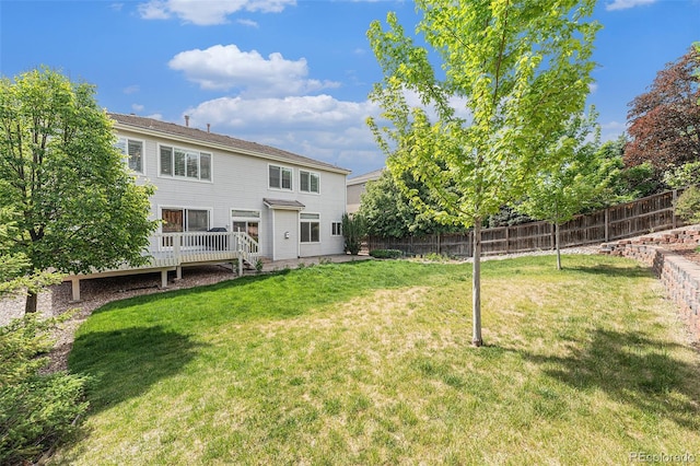 10155 Charissglen Ln, Littleton, CO 80126 - back of property with a deck