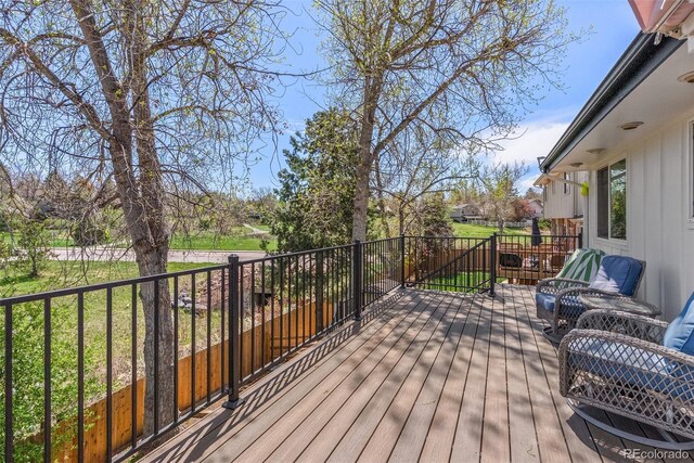 view of deck