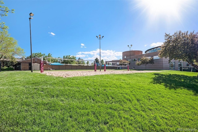10359 Tracewood Dr, Highlands Ranch, CO 80130 - view of property's community featuring volleyball court and a yard