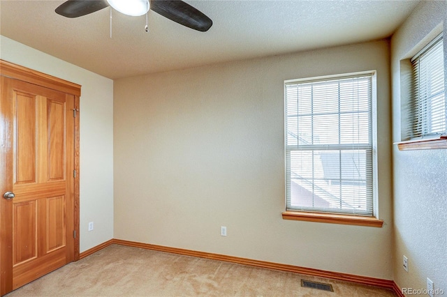 3354 Wabash St, Denver, CO 80238 - spare room with light carpet and ceiling fan