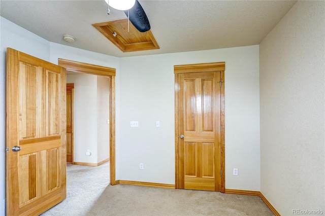 3354 Wabash St, Denver, CO 80238 - unfurnished bedroom featuring light colored carpet and ceiling fan
