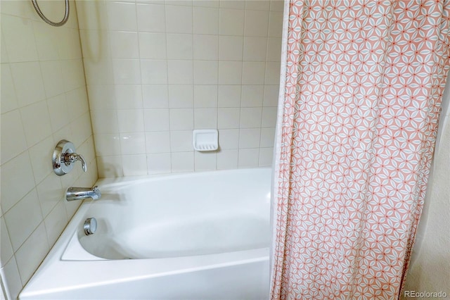 3354 Wabash St, Denver, CO 80238 - bathroom with shower / bathtub combination with curtain