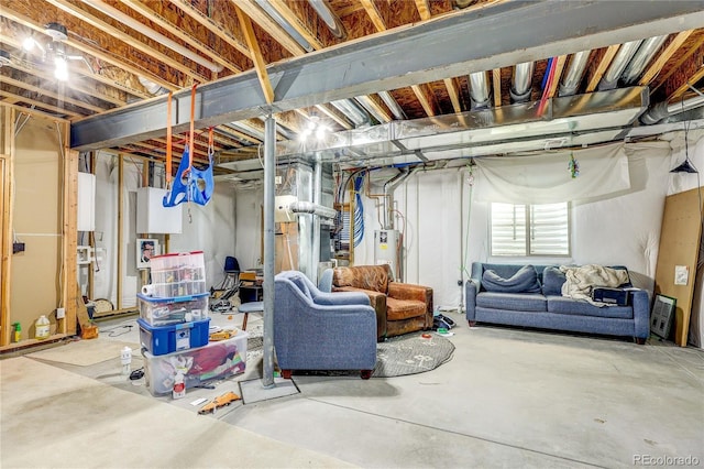 3354 Wabash St, Denver, CO 80238 - below grade area with water heater