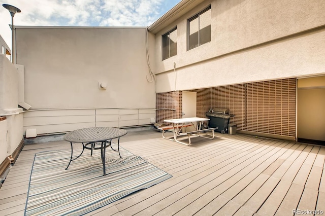 830 N Sherman St Unit 105, Denver, CO 80203 - deck with grilling area
