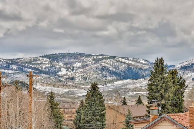 view of mountain view