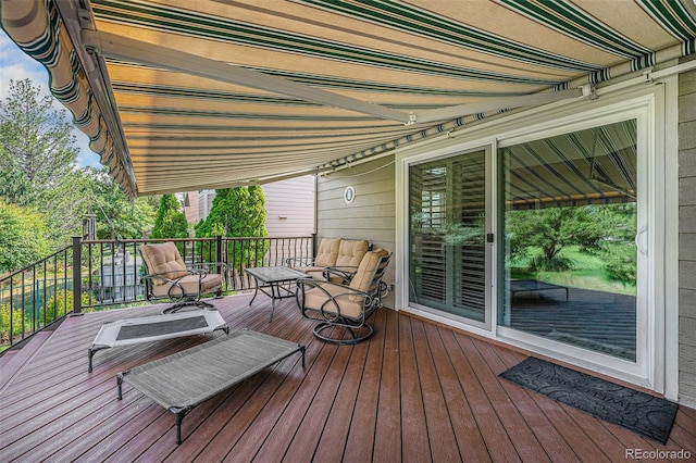 6836 Poppy Ct, Arvada, CO 80007 - view of wooden terrace