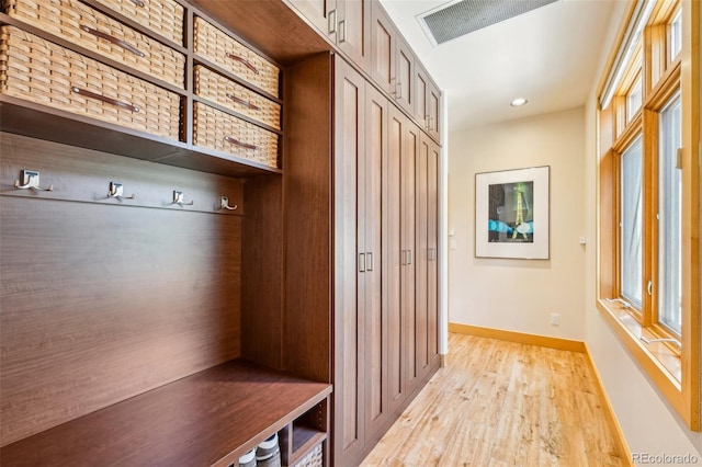 50 Spinning Leaf Trl, Silverthorne, CO 80498 - mudroom with baseboards, light wood-style floors, and recessed lighting